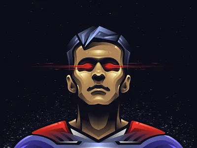 Superman Man of Steel character comic dc design fanart film hero illustraion superhero superman vintage design