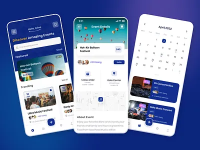 Event Discovery App app design application development booking booking app booking tickets event event app design event finder app event mobile app event mobile app design mobile app mobile app design ticket ticket app ticket booking tickets ui design uiux ux ux design