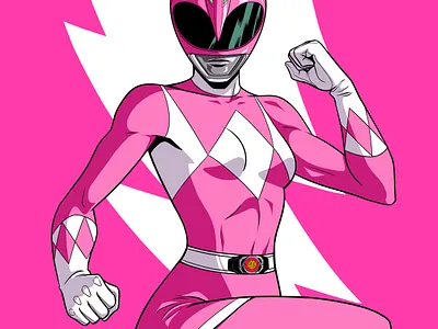 Ptera Ranger 90s character design illustration mmpr panama power rangers