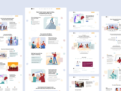 Mirror Placement animation design developers figma illustration landing page poland softwarehouse startups ui ux web web development webdesign webdesigner website wordpress