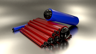 Red cylinders 3d 3d art c4d cinema 4d cinema4d cylinders design red render