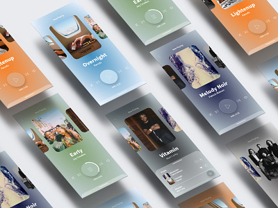 Music Player - DailyUI #009 color dailyui dailyuichallenge design mobile mobile app mobile ui music music app music player song ui