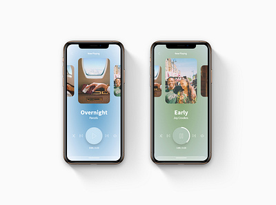 Music Player - DailyUI #009 color dailyui dailyuichallenge design music app music player play button ui