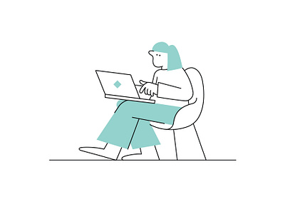 Work artwork character character design design drawkit graphicdesign illustration minimalist startup vector women work working