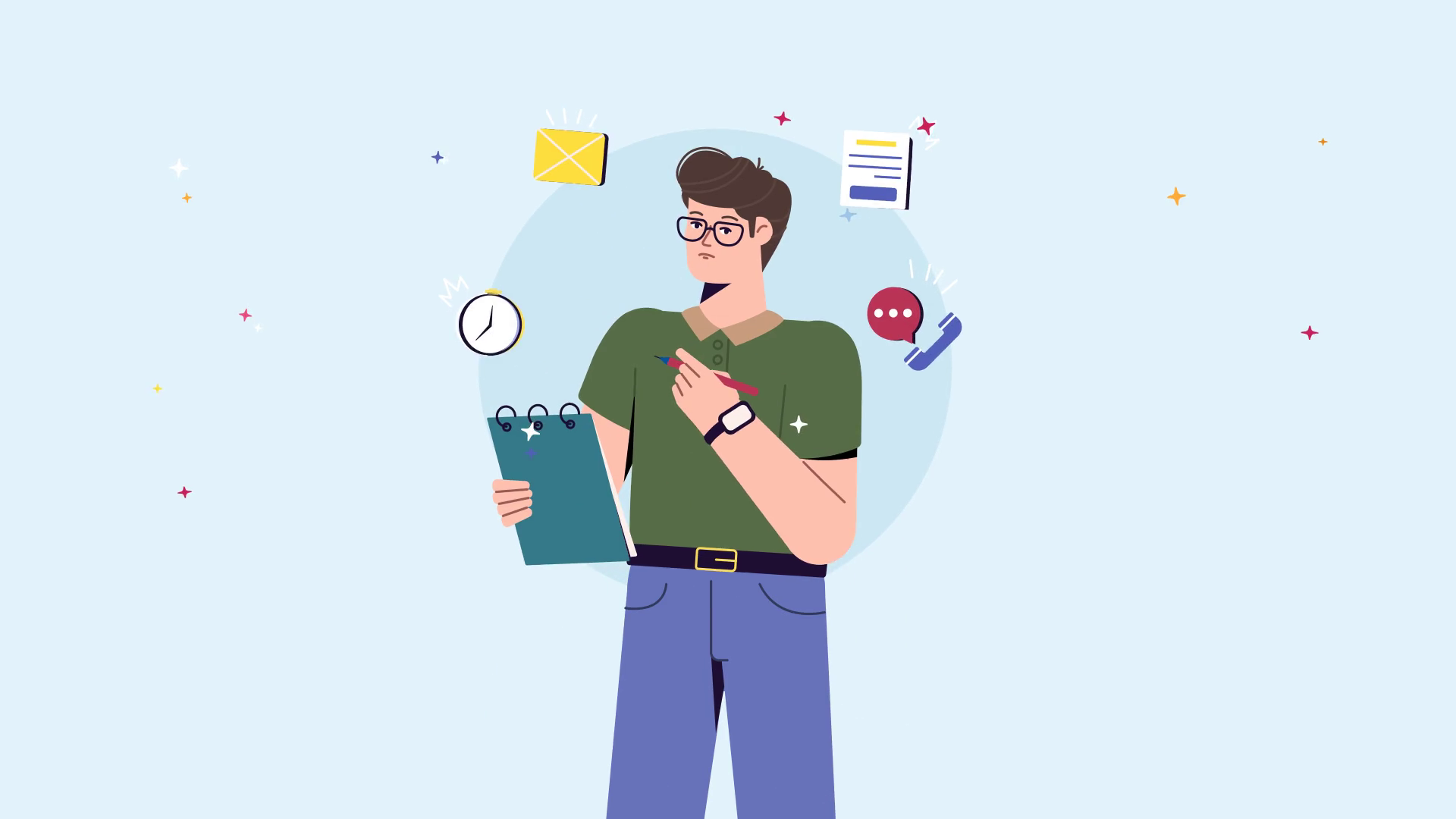 Office illustration by Valeriia Fomenko on Dribbble