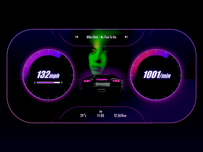 Car interface automotive car cardashboard carinterface dailyui dailyuichallenge dashboard design figma interface photoshop ui uidesign uiux