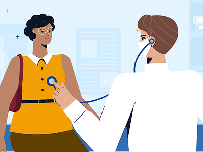 At the doctor's appointment adobeillustrator businessillustration design graphic design illustration medicalillustration motion graphics vector