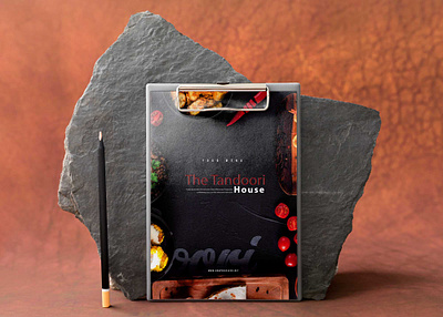 Black Tandoori Menu Design design illustration latest psd psd mockup