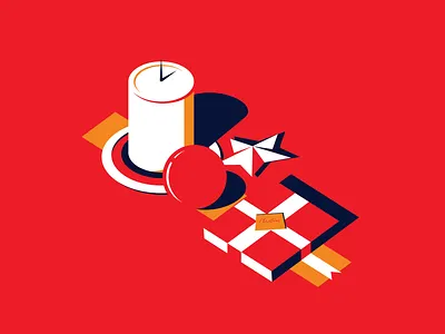 CHRISTMAS PREPARATION adobe illustrator art candle celebration christmas color decorations design happiness illustrator interior minimal red simple illustration urban art vector winter yellow