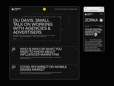 Zorka clean daily 100 design dribbble typography ui ui ux design uidesign uiux ux design