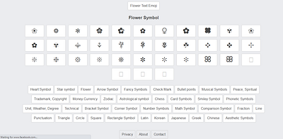 Flower symbol cool symbol cool symbols copy and paste symbols flower flower symbol symbols textsymbols