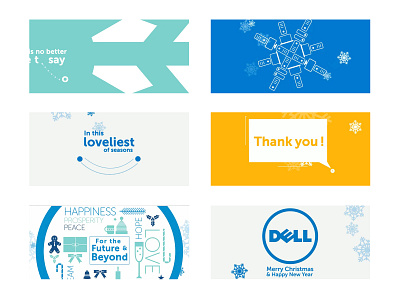 Dell Christmas 2d animation branding motion design motion graphics