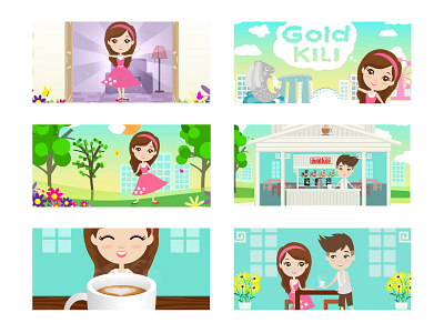 Gold Kili Jingle Animation 2d animation advertisement branding motion design motion graphics