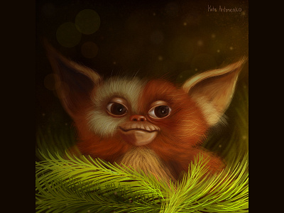 Gremlin - mogwai "Gizmo" art digital gizmo gremlin illustraion mogwai paint photoshop