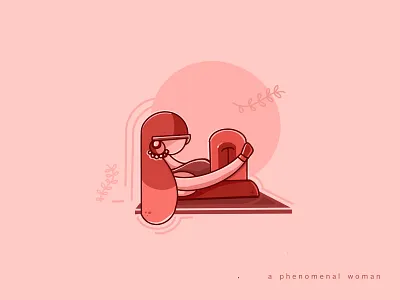 A Phenomenal Woman feminism feminist art illustration maya angelou poetry procreate woman woman illustration