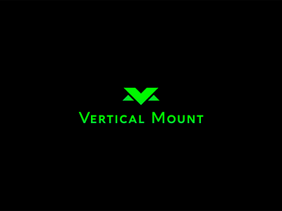 Vertical Mount Logo arrow arrows branding concept design icon logo minimalist typography vector