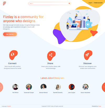 Re-designed website