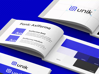 Unik - identity design agency animation brand guidelines branding colors consulting design fabulo graphic design identity logo mockup typography vector