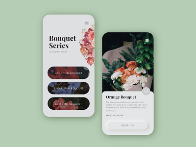 Florist UI design florist interface ui uiux user interface design userinterface web