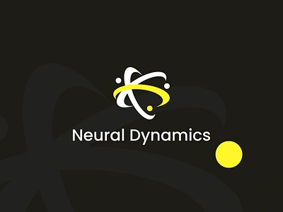 Neural Dynamics | Logo and brand identity for development agency agency brand design brand identity branding crypto developent dymamic logo logo design logodesign logotype mark network neural sign symbol yellow