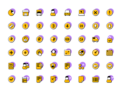 Nuebrutalism Icons Set - updated! brutal design figma icon icons iconset iconspack illustration neubrutalism outline service sketch stroke ui vector webdesign