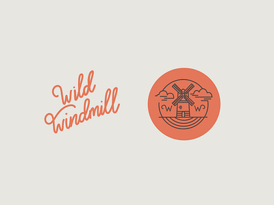 Wild Windmill Bakery bakery branding design designer devon designer icon icon design illustration logo logo design logo package logo variations logotype stamp design sticker typography