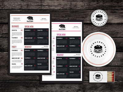 Dine Fine Food Menu Template 2020 branding design free freemockup new newmockup psd mockup