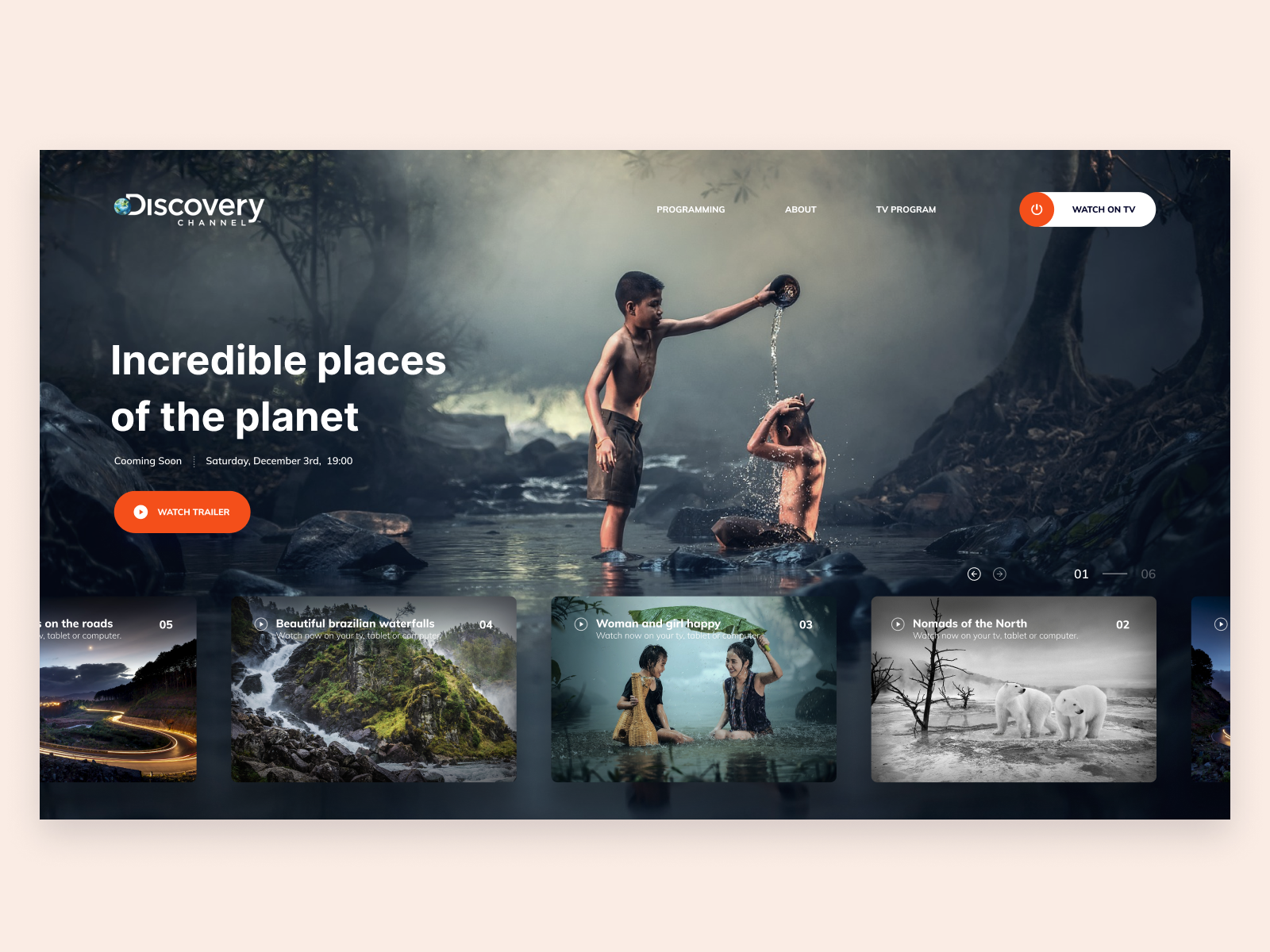 Example of REDESIGN WEBSITE DISCOVERY CHANNEL