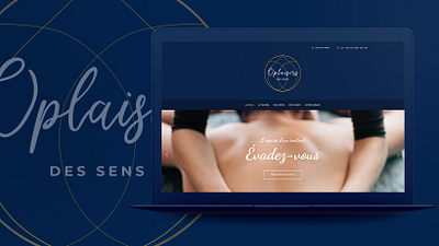 O Plaisirs des sens design logo visual identity webdesign