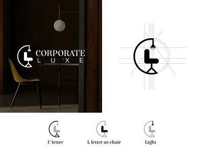 Corporate Luxe app icon logo corporate corporate branding corporate luxe corporate luxe creative flat logo gradient logo illustration logo design logomark luxe logo minimalist logo new logo typography unique vector