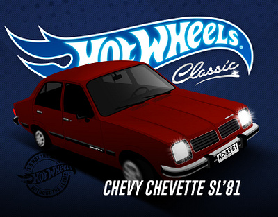 Chevette SL' 81 design illustration illustrator p4tuzo