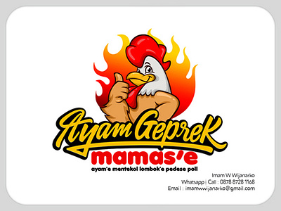 logo-ayam-geprek-mamase best logo brand branding creative culinary custom logo design design logo handlettering handmade illustration logo logo design logo inspiration logo kuliner logo maker logos logotype typography vector