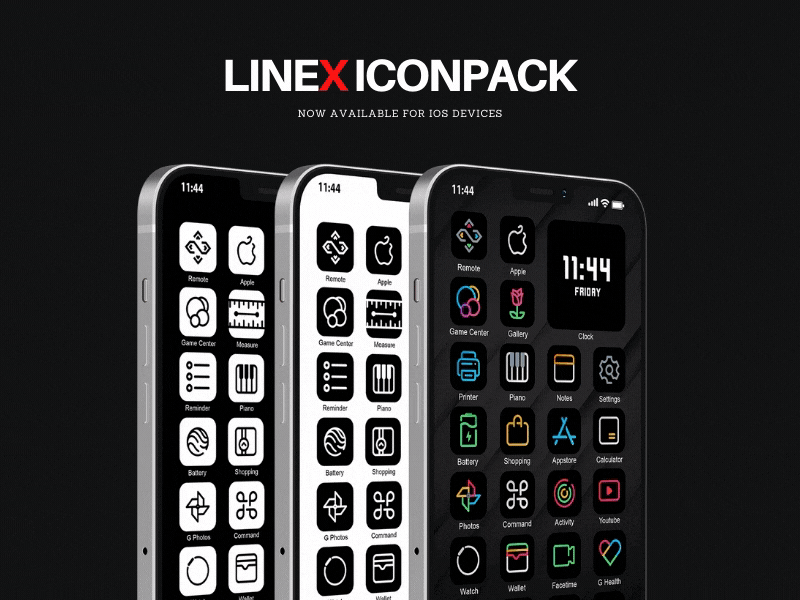 LineX Icons for the iOS apple customisation homescreen icon ideas iconpack ios ios 14 ios app ios app design ios icondesign themes