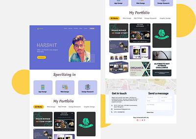 Portfolio landing page inspiration inspiration landing page minimal ui ux web design