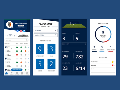 The FA Matchday App design football mobile app design mobilegame responsive design sport sport design ui ui design ux design