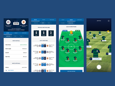 The FA Matchday App design football mobile app design responsive design sport sport design ui ui design ux design