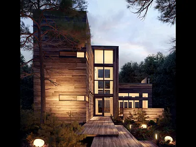 Architectural Visualization - Fire Island House 3d art 3d artist 3d modeling 3d render 3d visualization 3dsmax architectural illustration architectural rendering architectural visualization architecture illustration