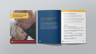 Nursing Home Abuse Brochure brochure print