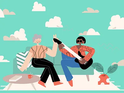 Compositions with 'Cool Kids' free freebies illustration illustration design illustrations illustrations／ui illustrator system ui ux