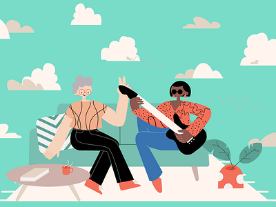 Compositions with 'Cool Kids' free freebies illustration illustration design illustrations illustrations／ui illustrator system ui ux