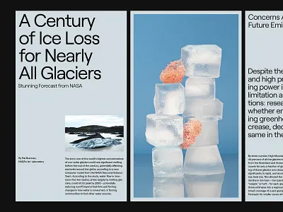 NASA Article — Layout art direction grid layout minimal typography web website