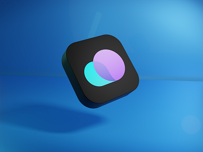 WeatherKit App Icon 3d app blender c4d clean freelance icon interface ios iphone minimal render ui weather