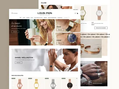 Louis Pion Website agence design dnd ecommerce louis louis pion magento pion product ui website