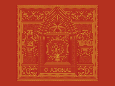 "O Antiphons": Lord adobe illustrator advent antiphons bible christmas line lineart liturgy old testament