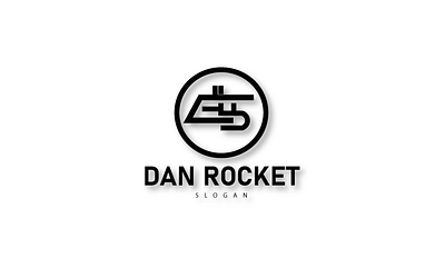 DAN ROCKET LOGO DESIGN adobe illustrator branding design illustrator logo tutorial z arts zakia touati