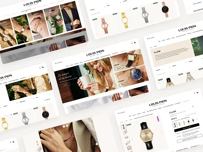 Louis Pion Website agence category design desktop dnd ecommerce louis louispion magento navigation page pion product search ui watch website zoom