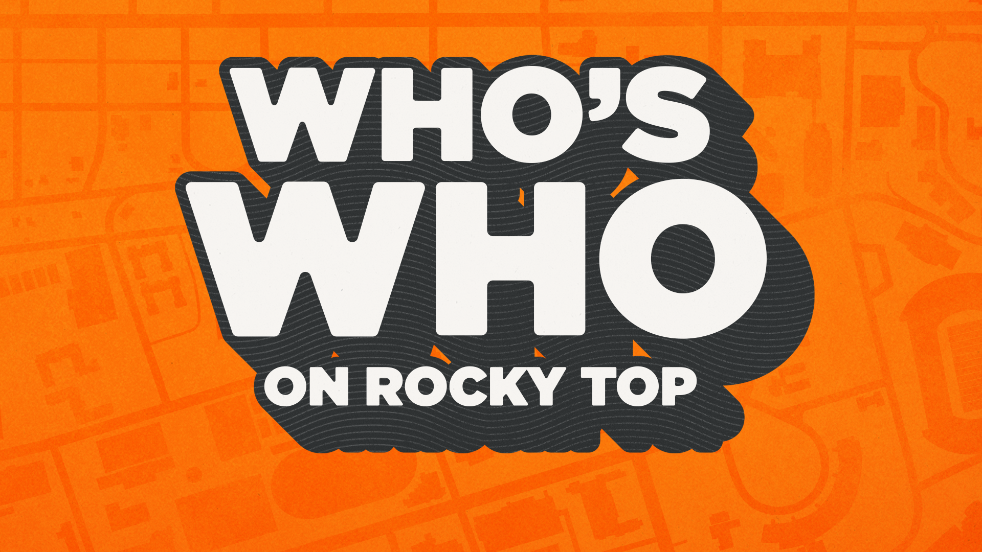 Who's Who on Rocky Top design knox knoxville lettering map rocky top tennessee tn type typography whos who