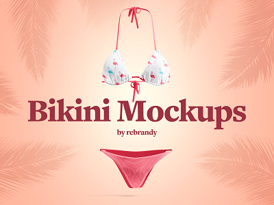 Bikini Mockups beach download lingerie mockup psd sea swimwear woman