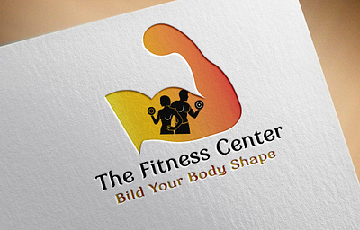 The fiitness center jpgM branding design flat graphic design illustrator logo minimal typography vector