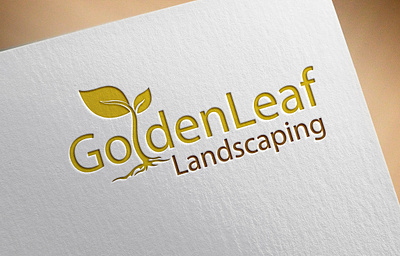 goldleaf jpgM branding design flat graphic design illustrator logo minimal typography vector